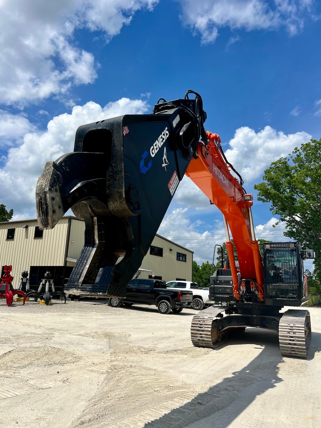 Used 2019 Hitachi ZX350LCN-6 w/ shear For Sale