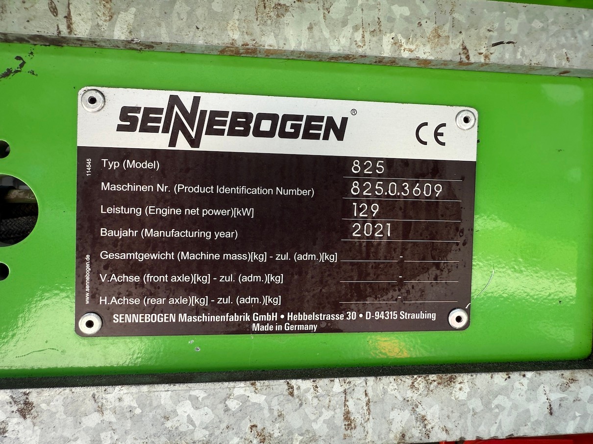 Used 2021 Sennebogen 825M E-Series For Sale