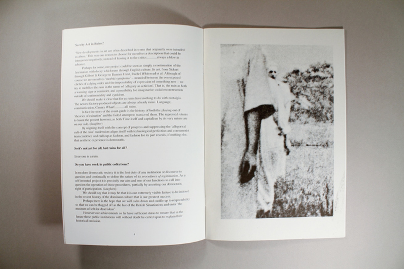 Art in Ruins and Unknown Stranger, London 1994, an Unpublished Project for Frieze thumbnail 3