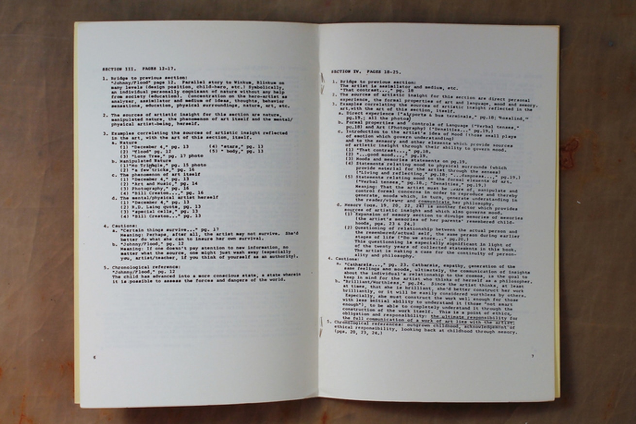 Structure and Meaning of <i>Clues to Myself</i>