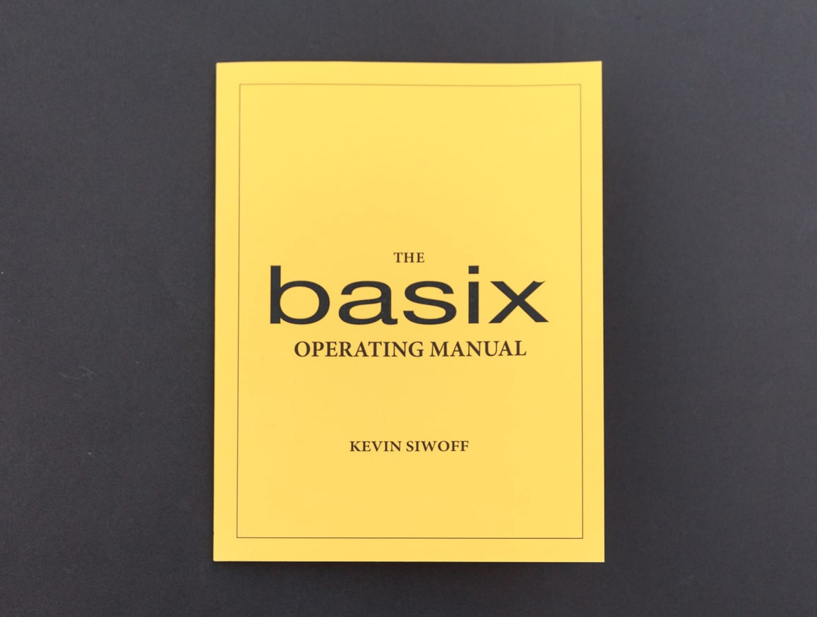 Basix Operating Manual