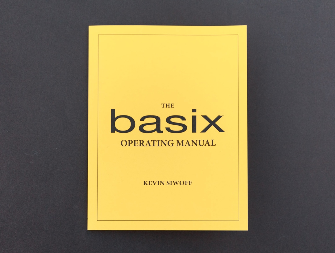 Basix Operating Manual thumbnail 1