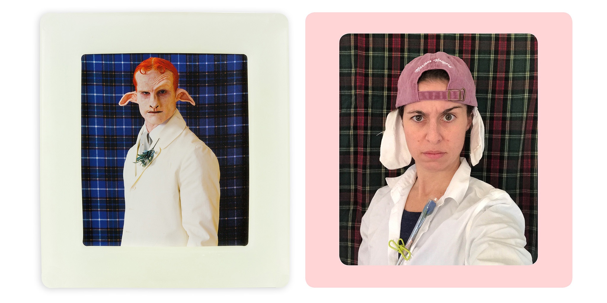[Matthew Barney's _CREMASTER 4: The Loughton Candidate_, 1994, color photograph on artist-made cast-plastic frame, 13 5/8 x 11 5/8 inches, Gift of Peter Norton, 2014.7.2](https://tang.skidmore.edu/collection/artworks/167-cremaster-4-the-loughton-candidate) re-created by Skidmore staff member Martha O'Leary