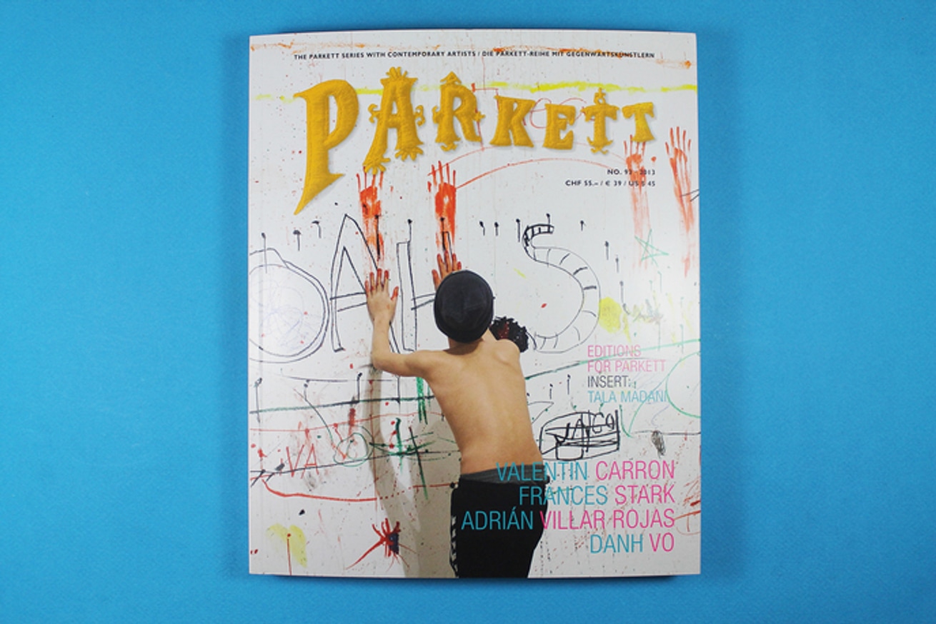 Valentin Carron Frances Stark Adrian Villar Rojas And Danh Vo Parkett Printed Matter