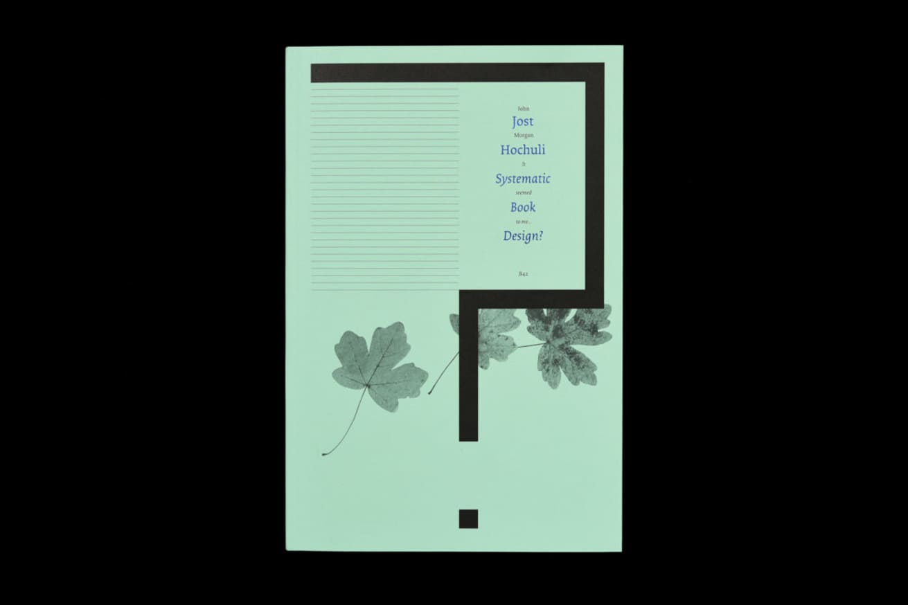 Systematic Book Design?