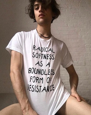 Radical Softness as a Boundless Form of Resistance T-shirt (XL in White)