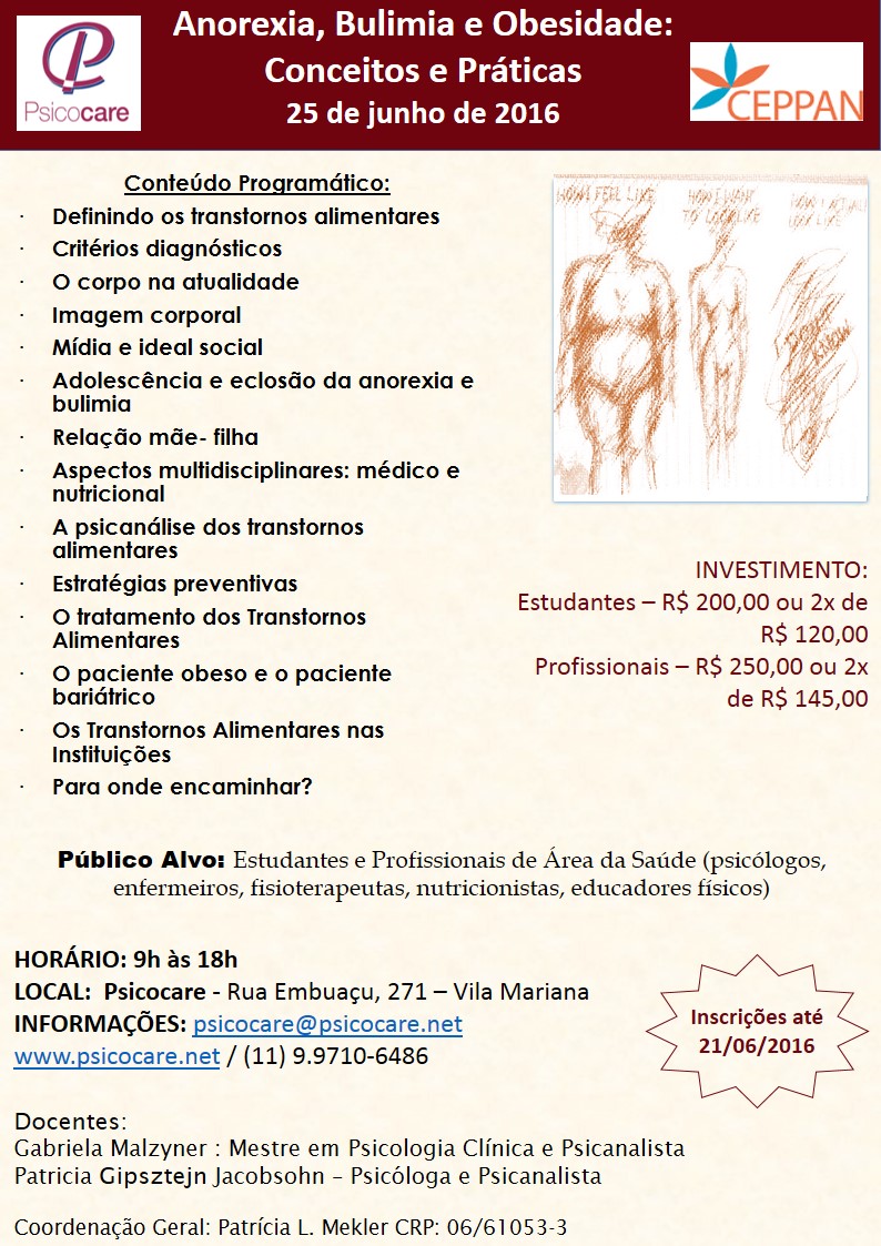 Anorexia, Bulimia e Obesidade: Conceitos e Práticas