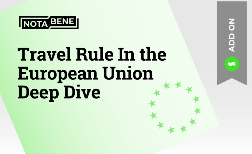 Travel Rule Jurisdictions Deep Dive - EU