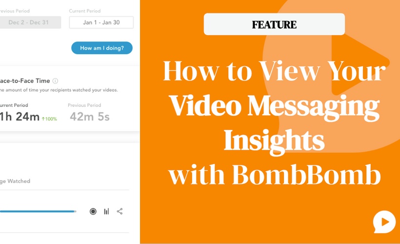 How to View Your Video Messaging Insights with BombBomb