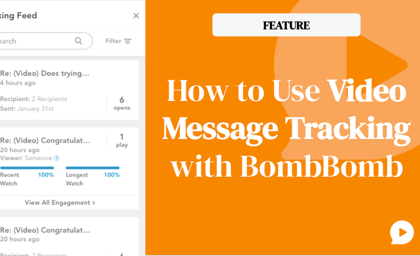 How to Use Video Message Tracking with BombBomb