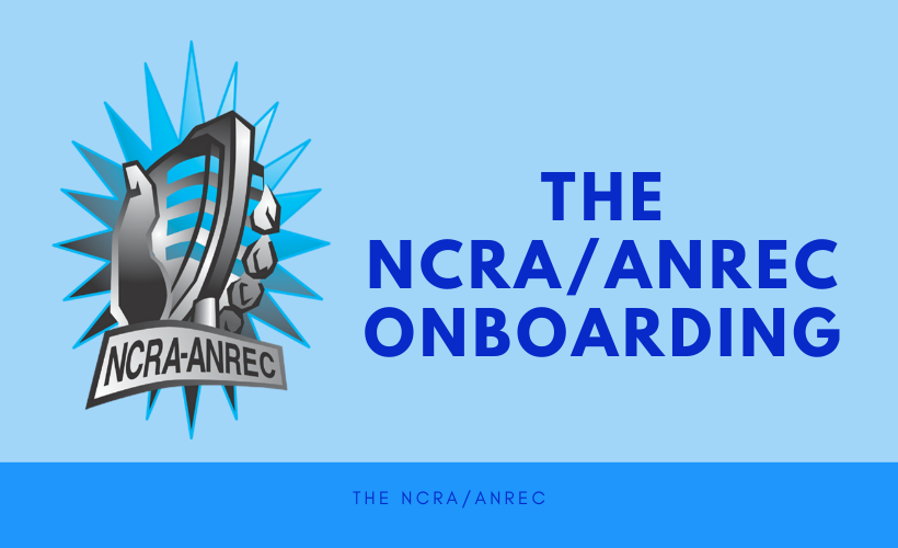 The NCRA/ANREC Onboarding