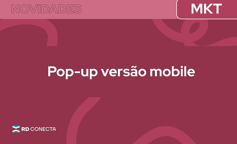 Pop-up versão mobile