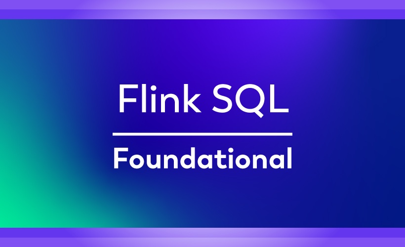 Introduction to Apache Flink SQL