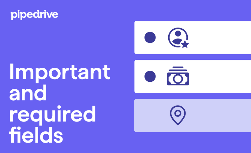 Important and required fields