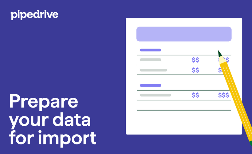 Prepare your data for import