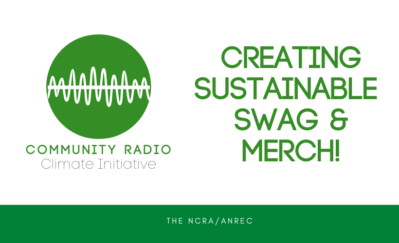 Creating Sustainable Swag and Merch