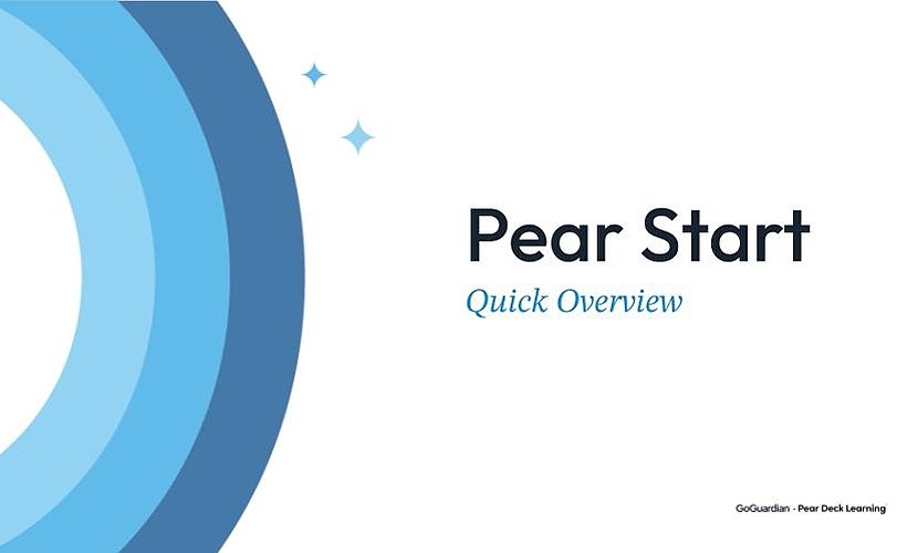 Designing Your Lesson with Pear Start - Workshop