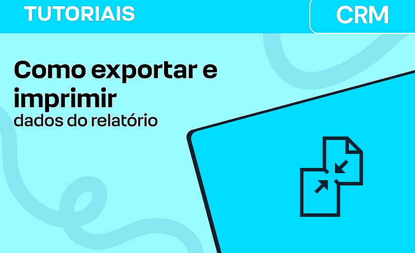 Como exportar e imprimir dados do relatório?