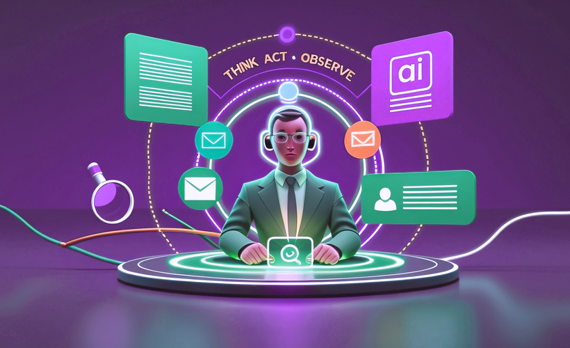 Purple Fabric: ReAct Agent