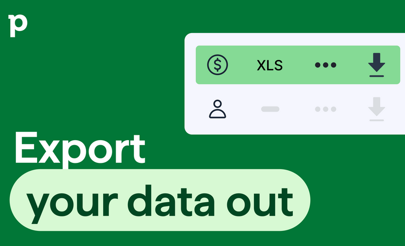 Export your data out