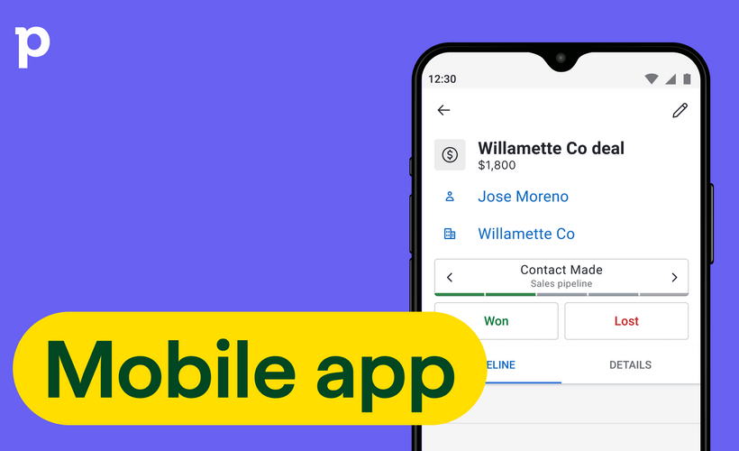 Pipedrive's mobile app