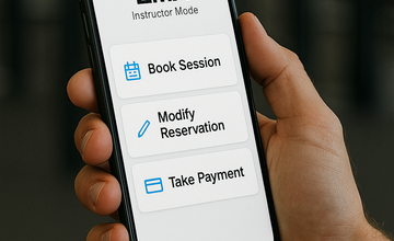 Fitness ZMA: Service/Session Bookings (Mobile Phone)