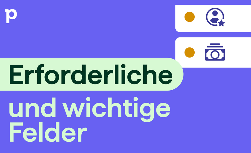 Datenqualität mit erforderlichen und wichtigen Feldern sichern
