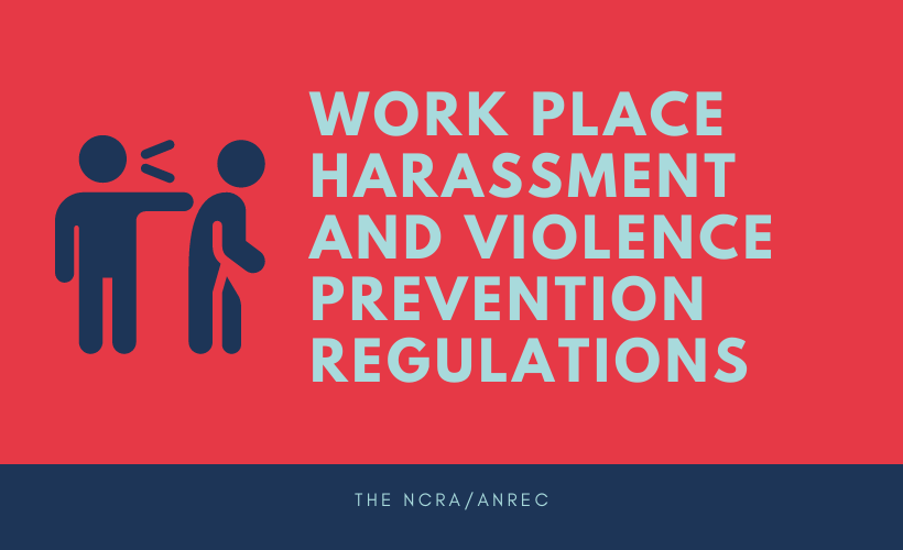 Work Place Harassment and Violence Prevention Regulations