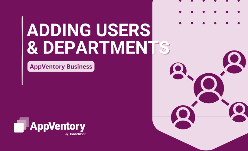 Adding Users and Departments