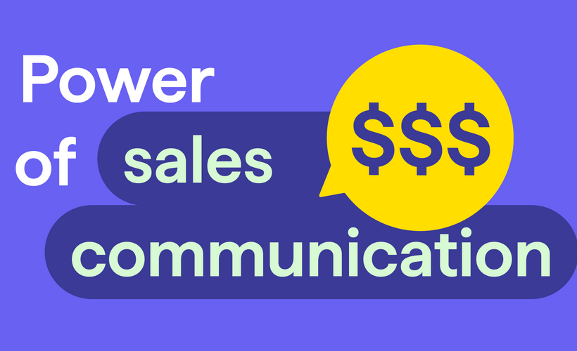 Sales communication