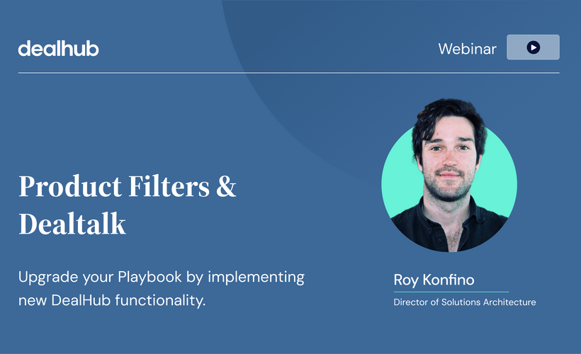 Product Filters and DealTalk