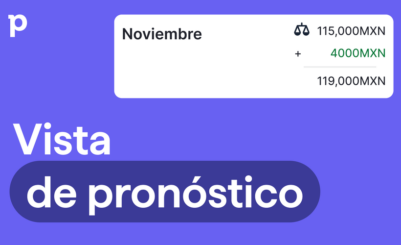 Vista de pronóstico