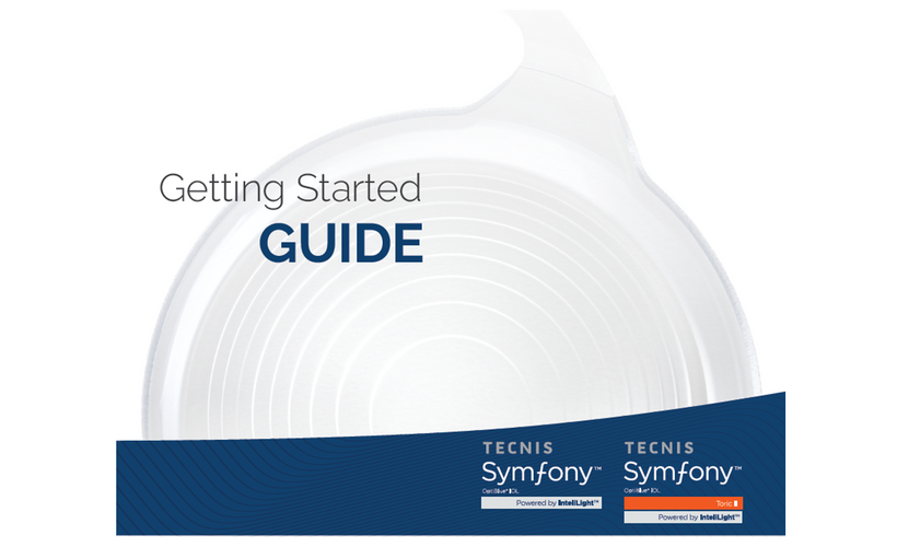 TECNIS Symfony™  OptiBlue™  Getting Started Guide