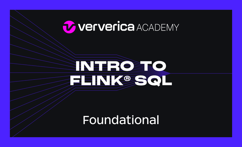 Introduction to Apache Flink SQL