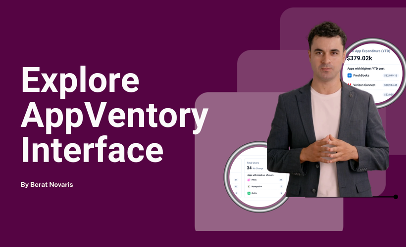 Explore AppVentory Interface
