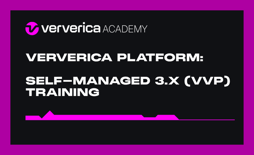 Ververica Platform: Self-Managed 3.x (VVP) Training - PREVIEW