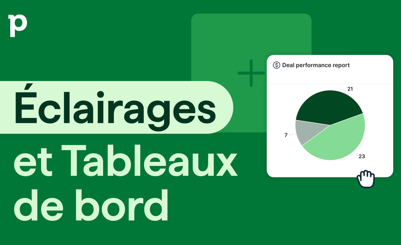 Suivre vos progrès avec le module Éclairages et Tableaux de bord