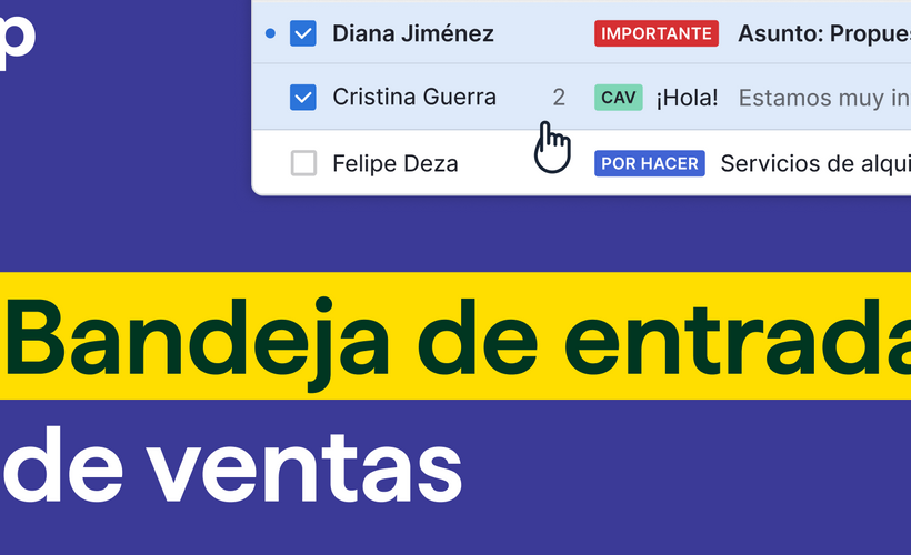 Bandeja de entrada de ventas