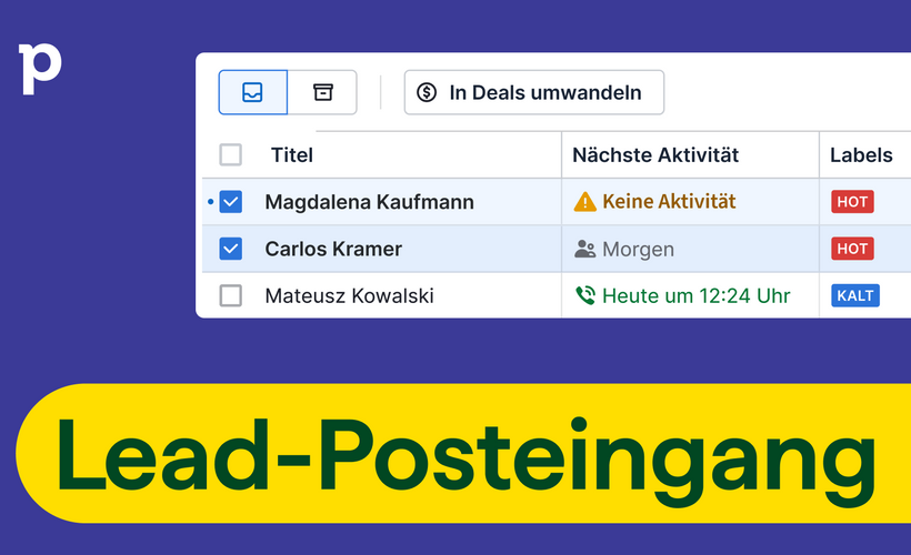 So nutzen Sie den Lead-Posteingang