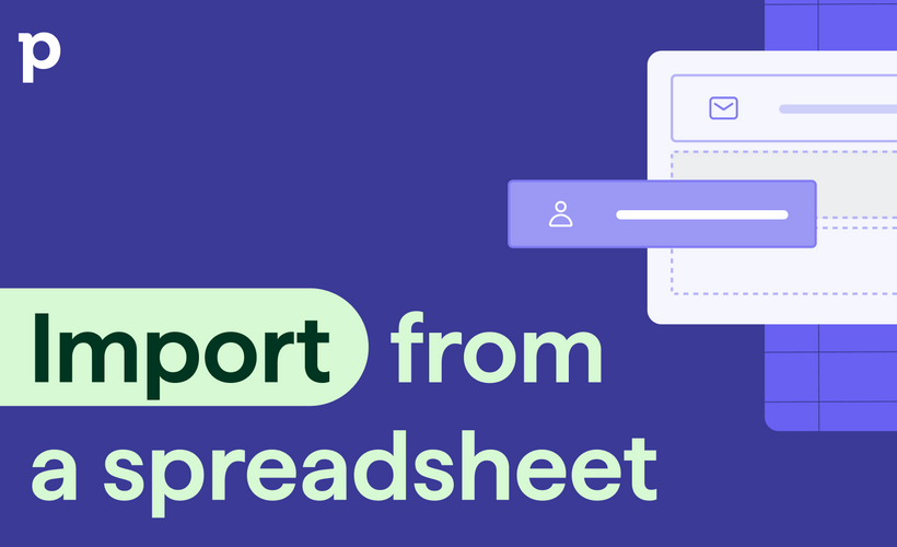 Import from a spreadsheet