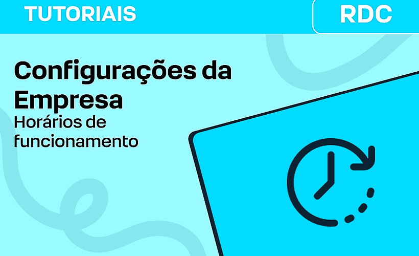 Configurações da Empresa: Horário de funcionamento