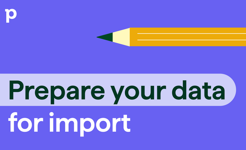 Prepare your data for import
