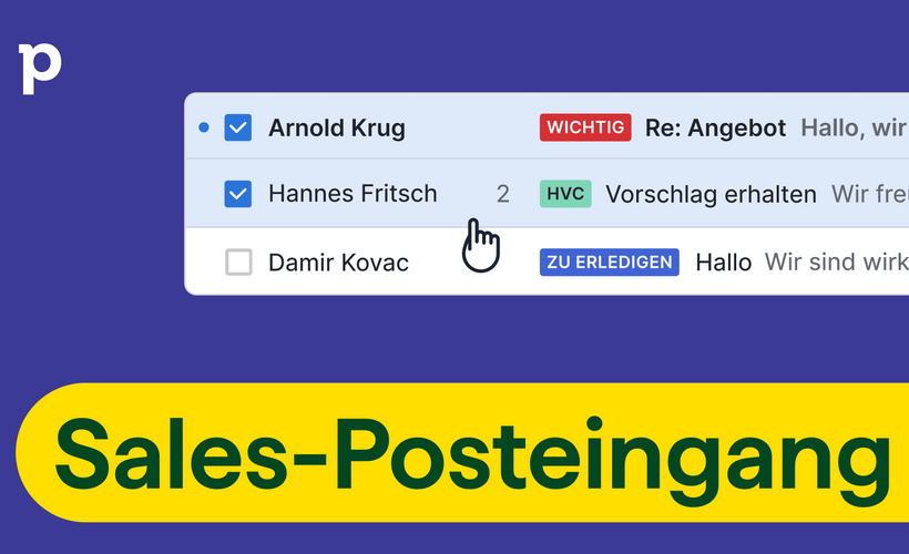 E-Mails über den Sales-Posteingang synchronisieren