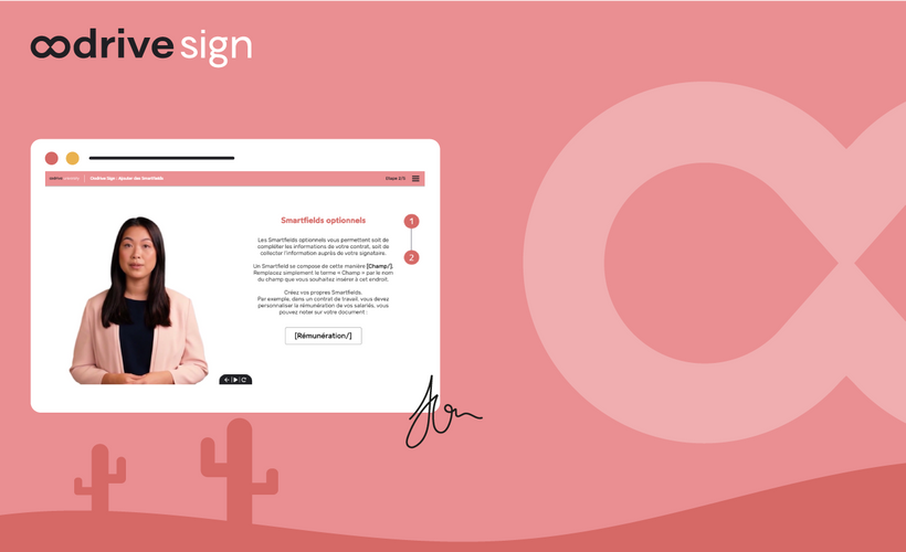 Oodrive Sign : Ajouter des Smartfields