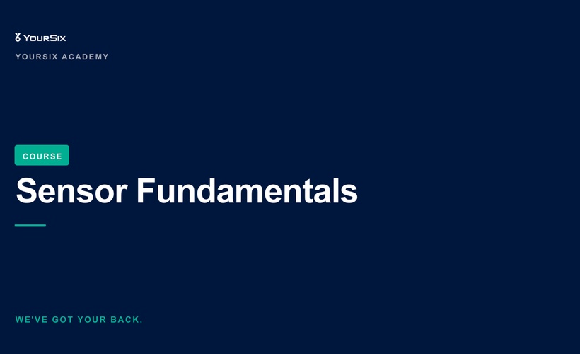 Sensor Fundamentals