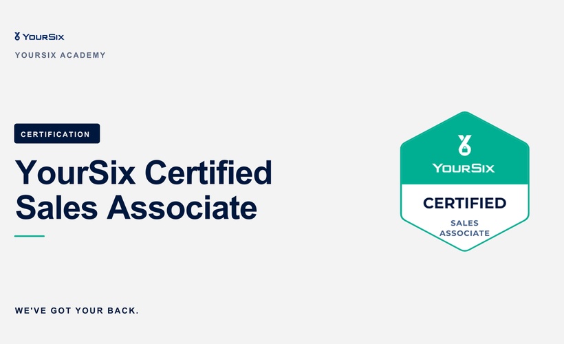 YourSix Certified Sales Associate